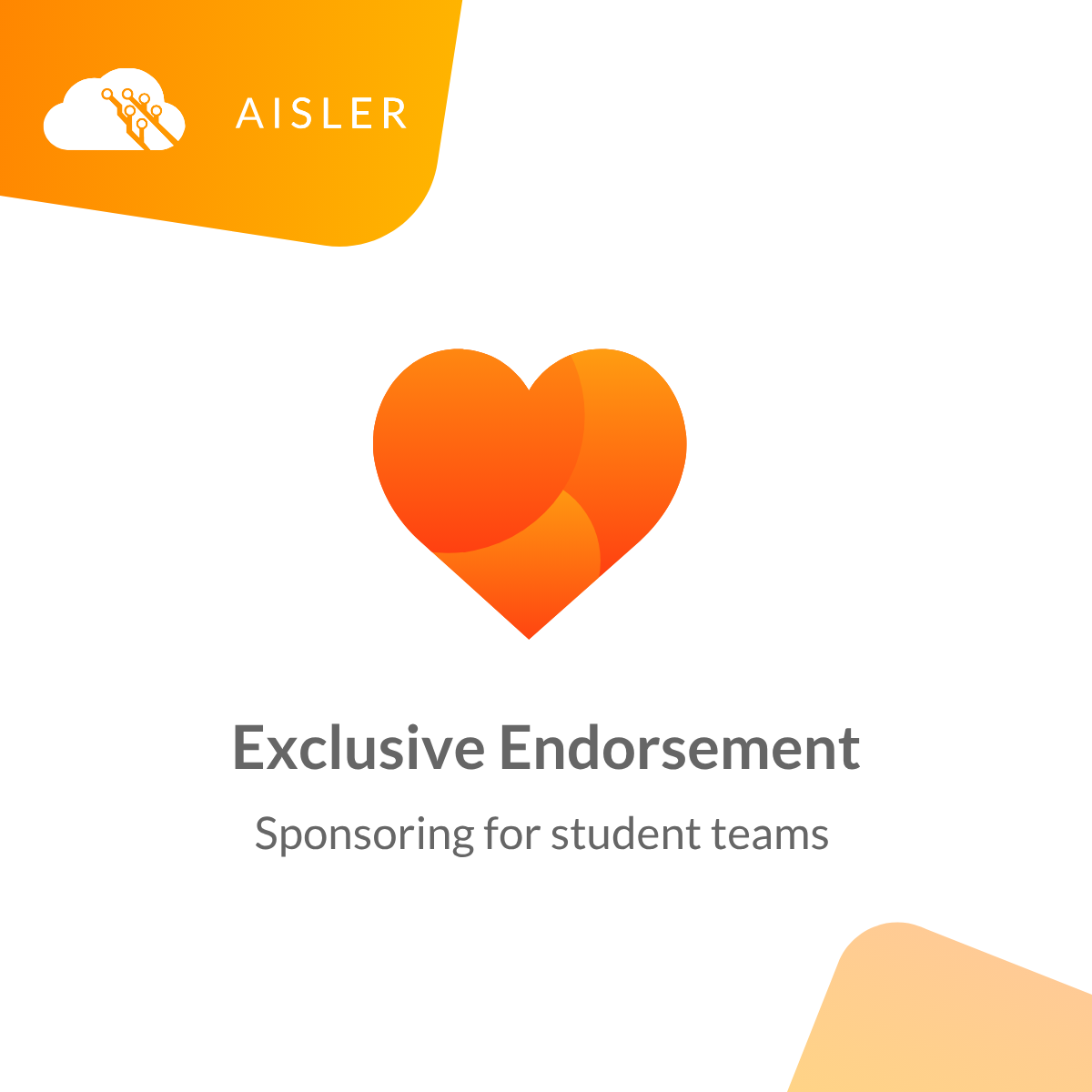 Exclusive Endorsement - PCB sponsoring for student teams Exclusive Endorsement - PCB sponsoring for student teams
